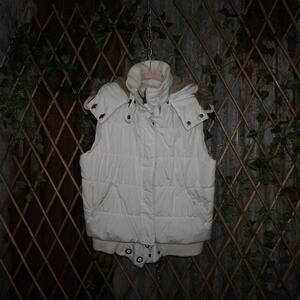 L - Vintage Y2K H2j Jackets Coats quilted zip button line